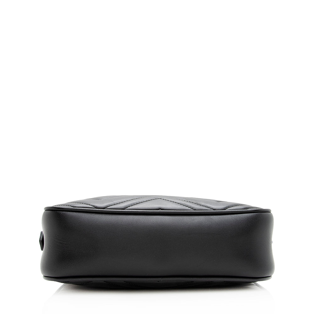Gucci Matelasse Leather Gucci Marmont Small Shoulder Bag (SHF-20055)