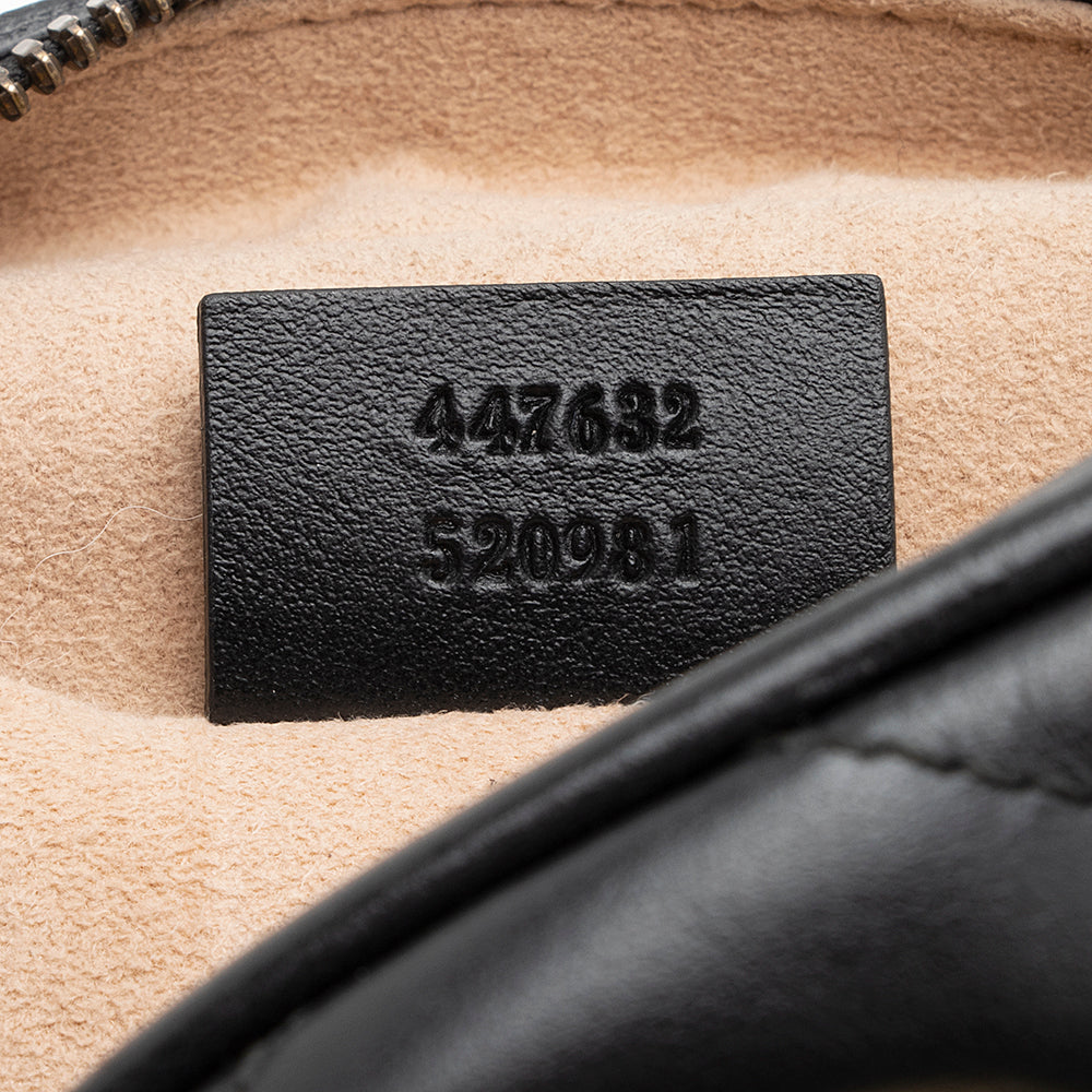 Gucci Matelasse Leather Gucci Marmont Small Shoulder Bag (SHF-20055)
