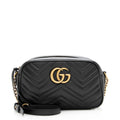 Gucci Matelasse Leather Gucci Marmont Small Shoulder Bag (SHF-20055)