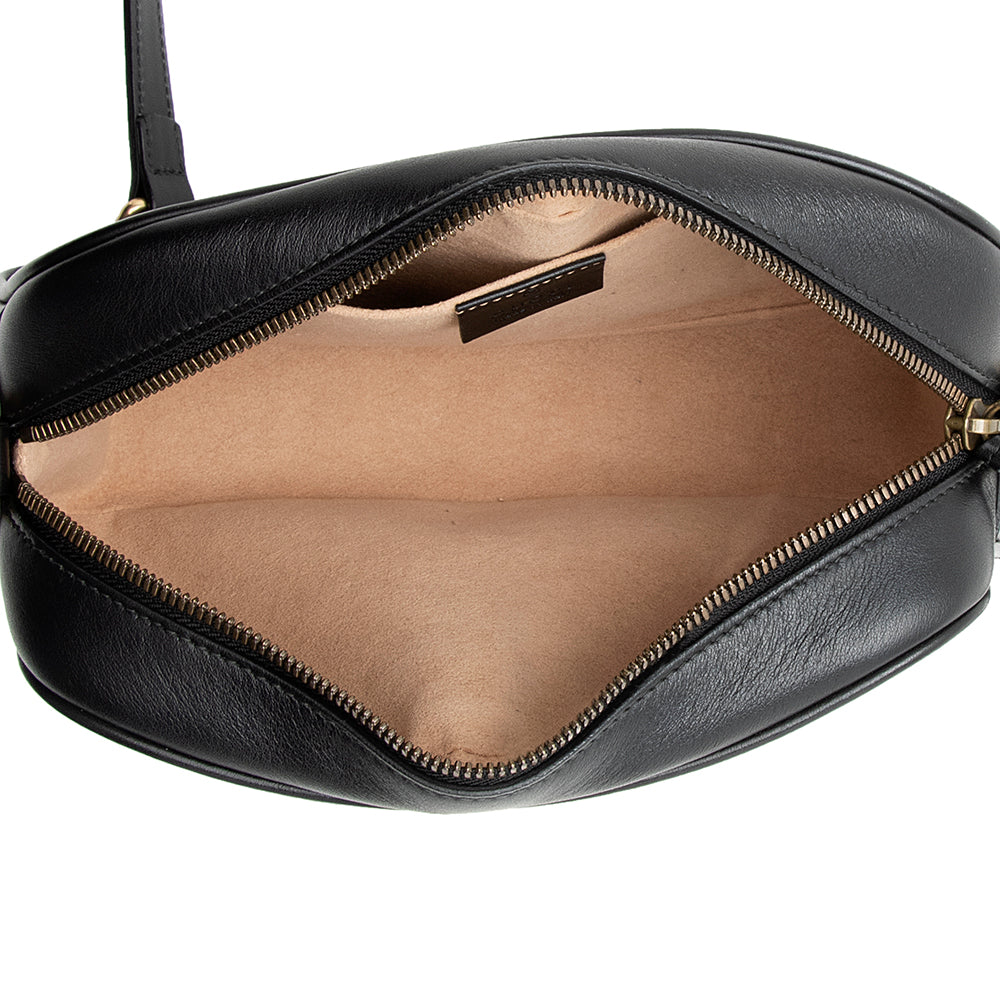 Gucci Matelasse Leather Gucci Marmont Small Shoulder Bag (SHF-20055)
