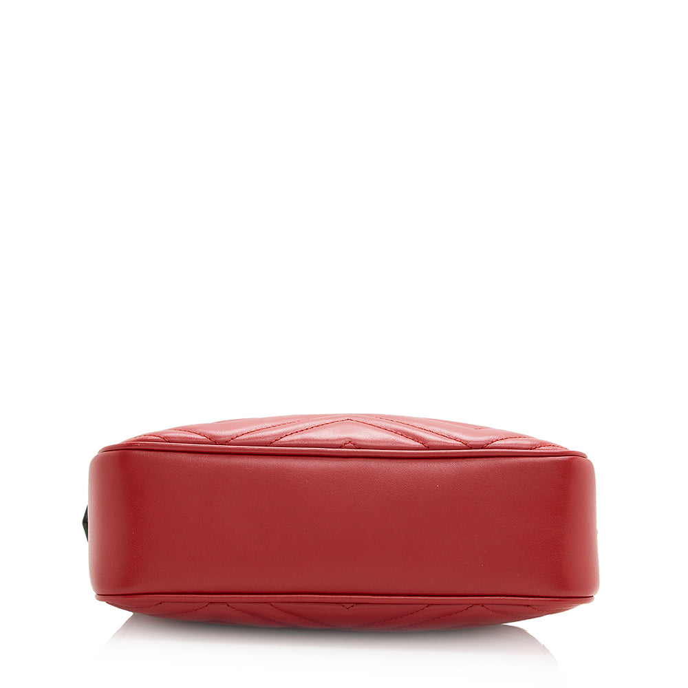 Gucci Matelasse Leather Gucci Marmont Small Shoulder Bag (SHF-20476)