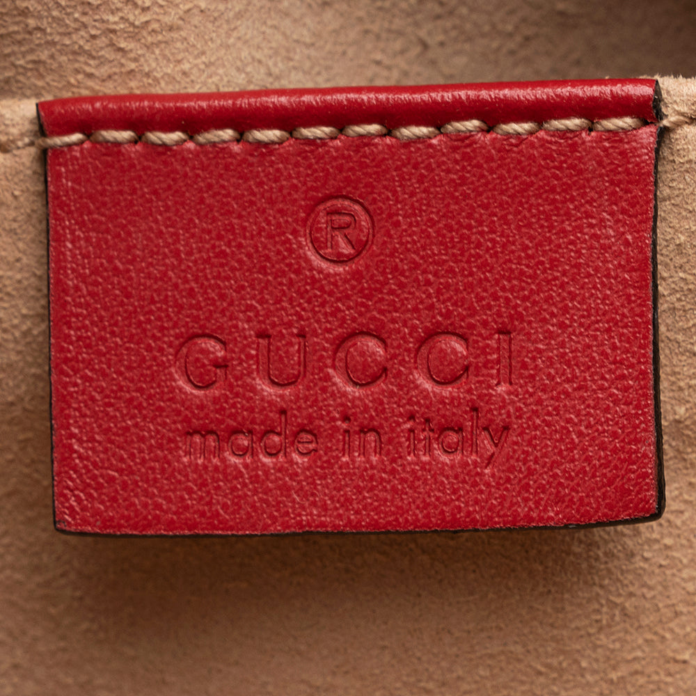 Gucci Matelasse Leather Gucci Marmont Small Shoulder Bag (SHF-20476)