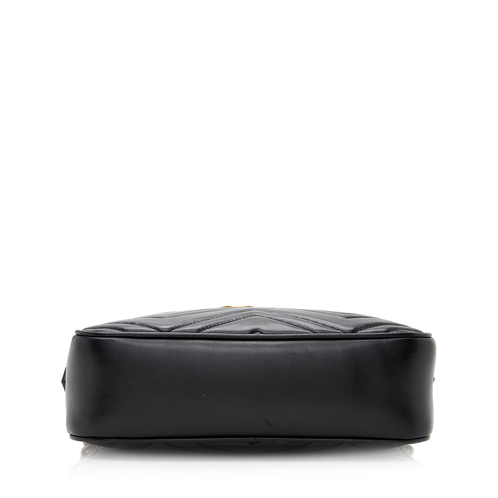 Gucci Matelasse Leather Gucci Marmont Small Shoulder Bag (SHF-20755)
