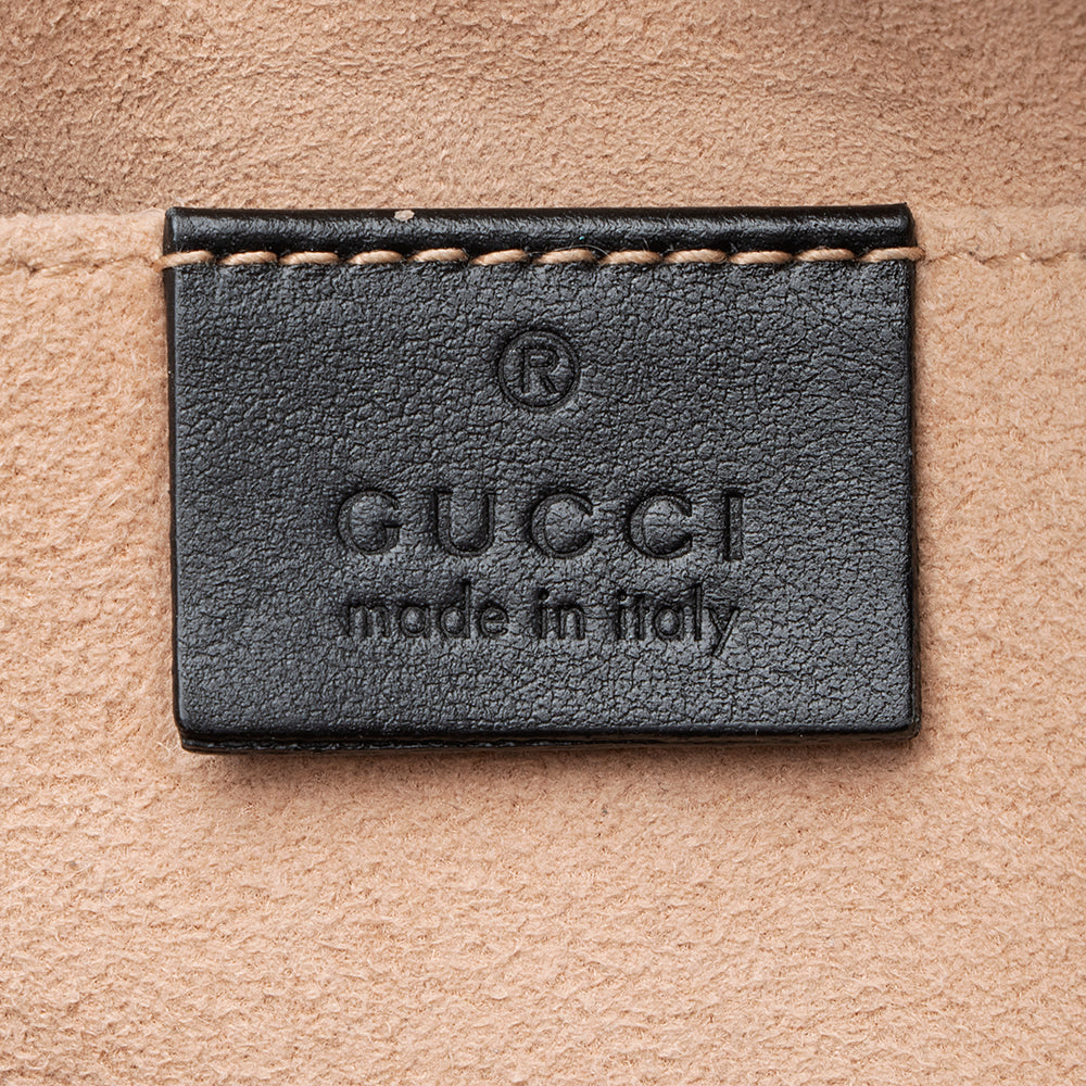 Gucci Matelasse Leather Gucci Marmont Small Shoulder Bag (SHF-20755)