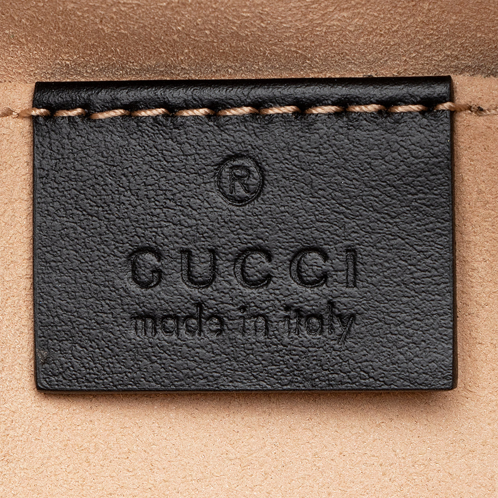 Gucci Matelasse Leather Gucci Marmont Small Shoulder Bag (SHF-21488)