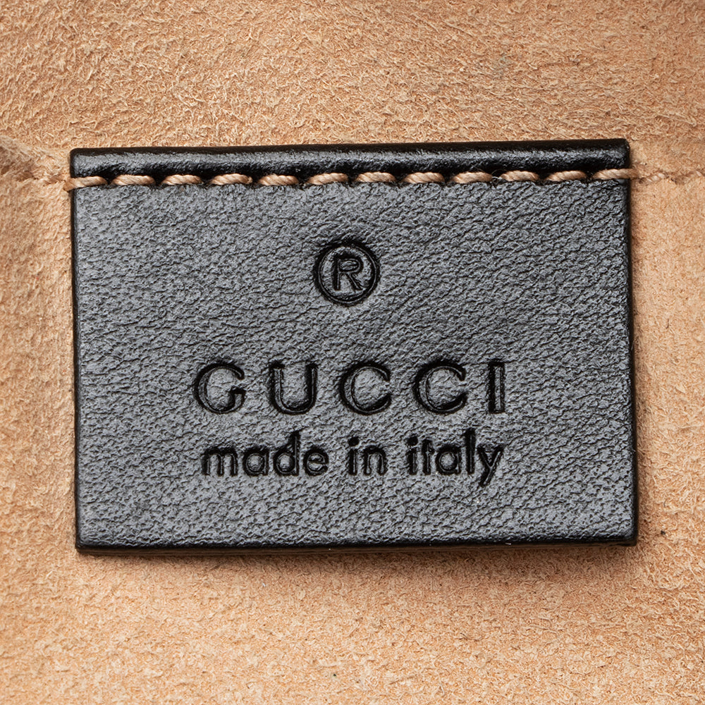 Gucci Matelasse Leather Gucci Marmont Small Shoulder Bag (SHF-21668)