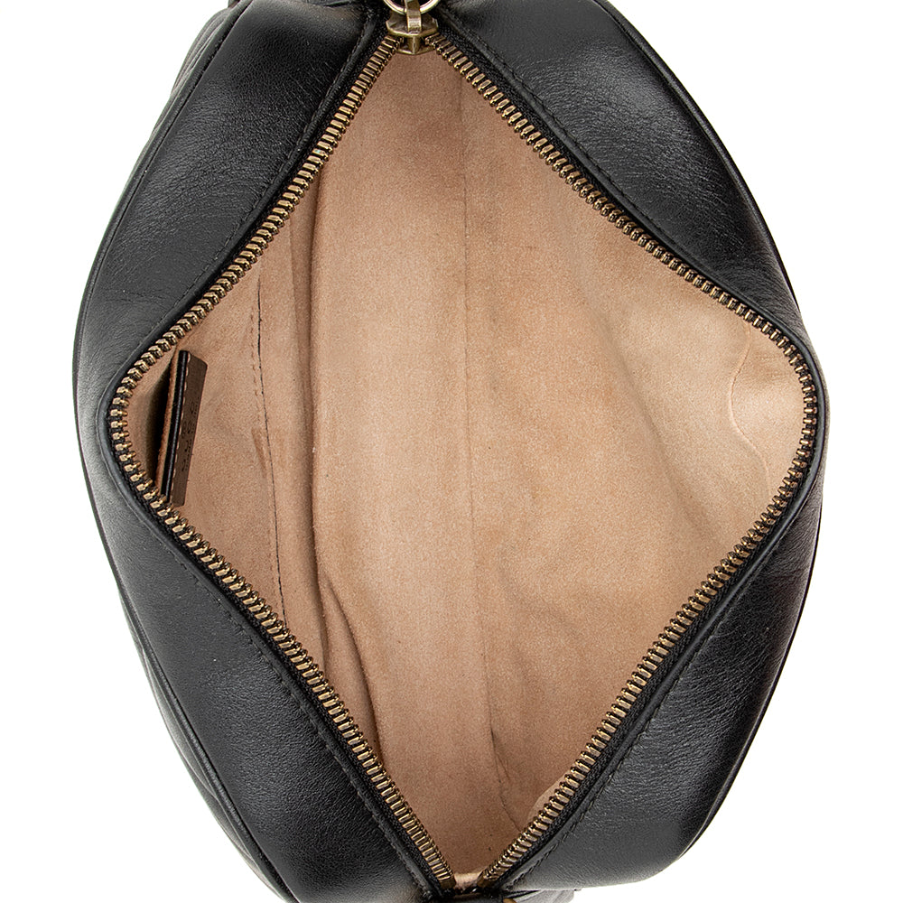 Gucci Matelasse Leather GG Marmont Small Shoulder Bag (SHF-21940)