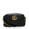 Gucci Matelasse Leather GG Marmont Small Shoulder Bag (SHF-I0ITnn)