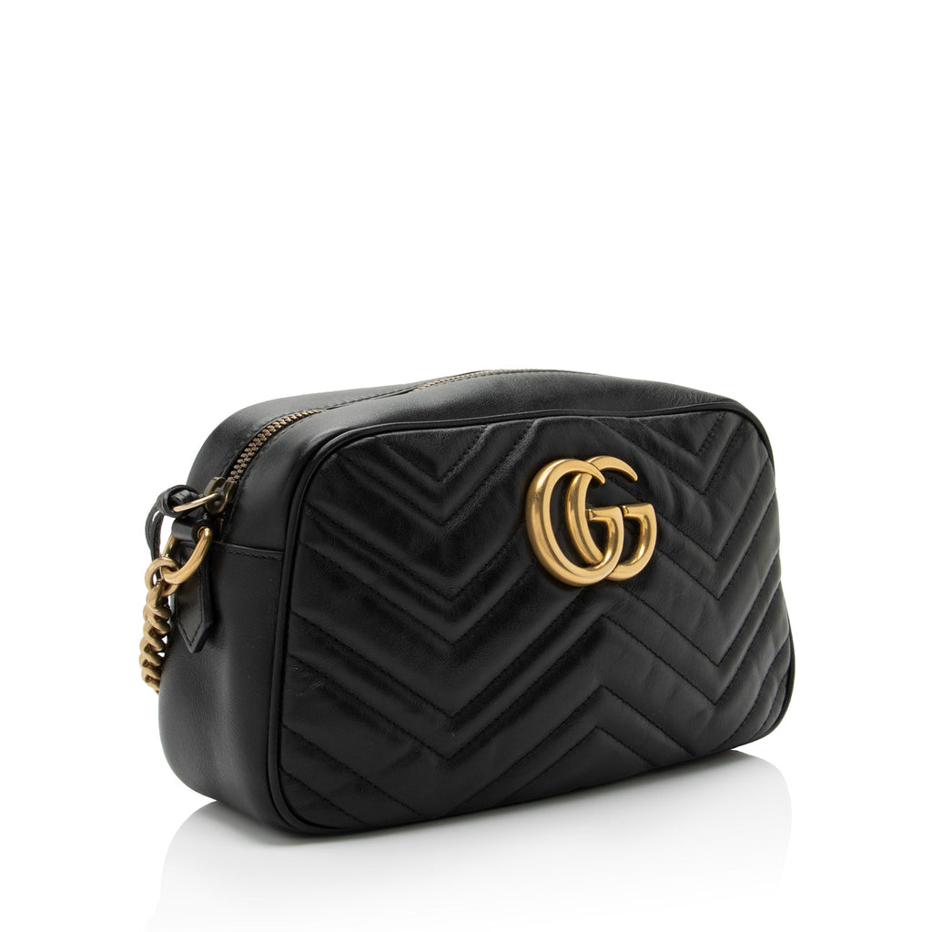Gucci Matelasse Leather GG Marmont Small Shoulder Bag (SHF-I0ITnn)