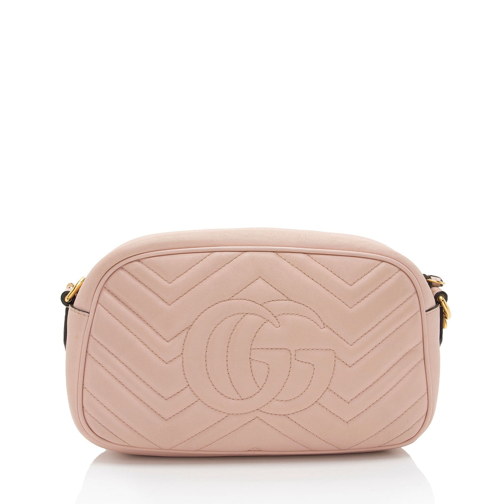 Gucci Matelasse Leather GG Marmont Small Shoulder Bag (SHF-2jUw44)