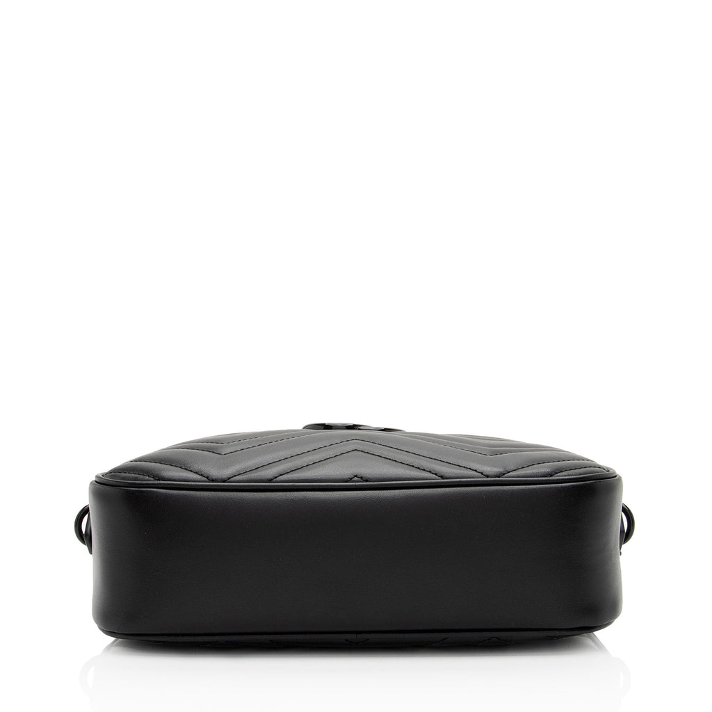 Gucci Matelasse Leather GG Marmont Small Shoulder Bag (SHF-sIFM1C)