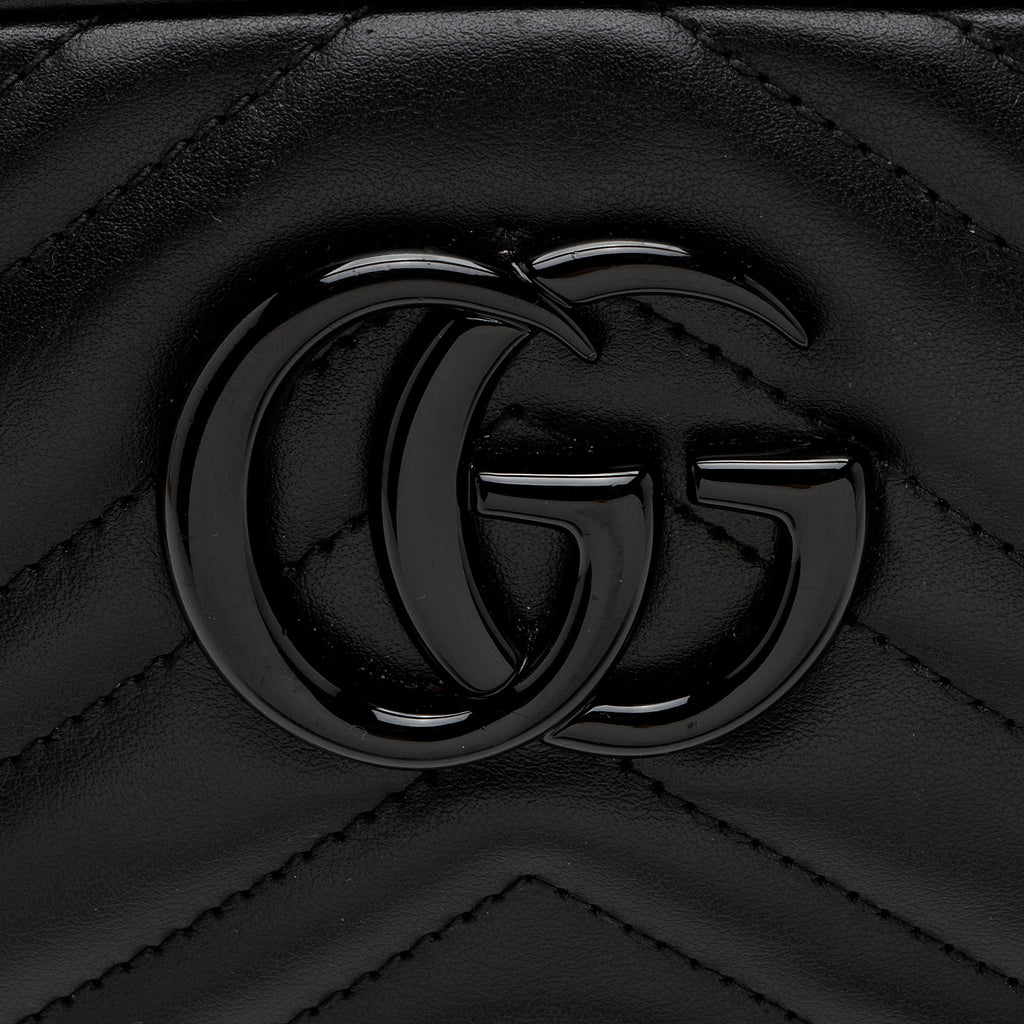 Gucci Matelasse Leather GG Marmont Small Shoulder Bag (SHF-sIFM1C)