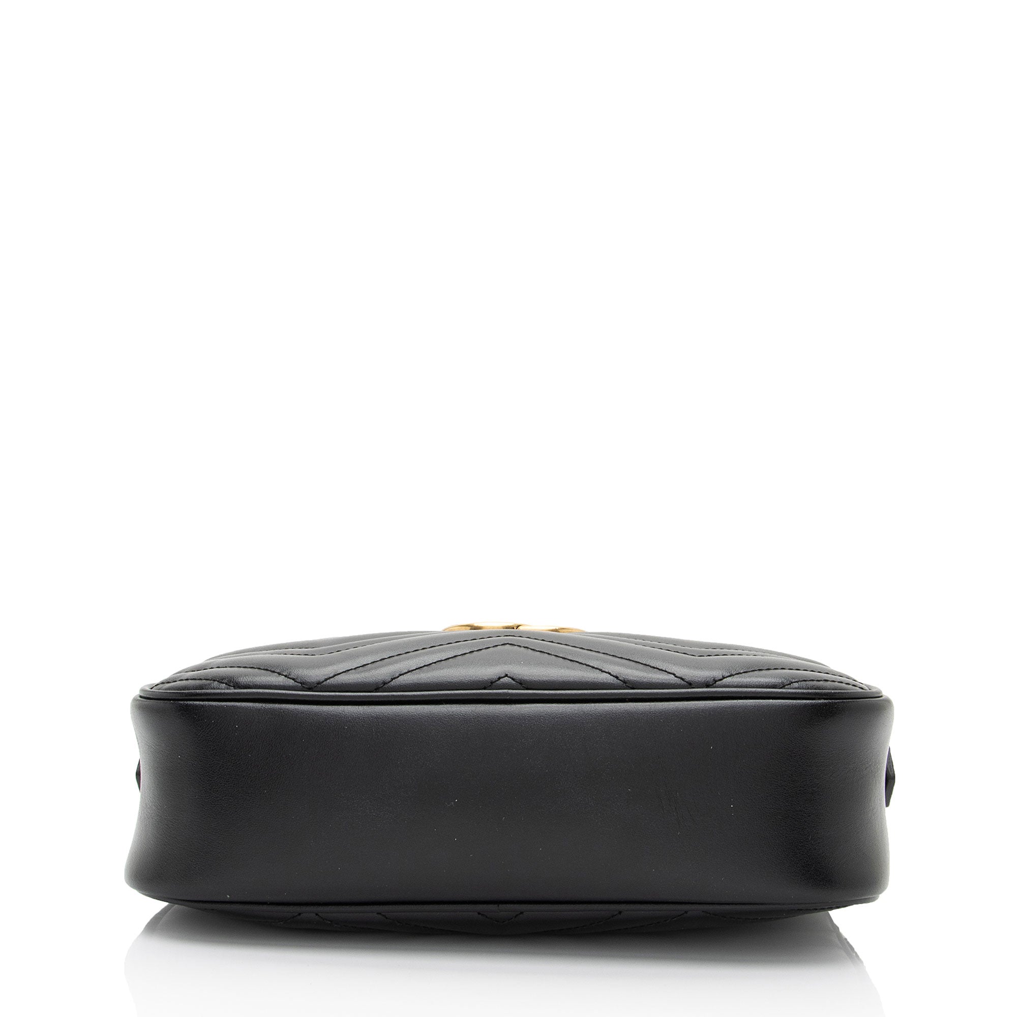 Gucci Matelasse Leather GG Marmont Small Shoulder Bag (SHF-VWeddr)