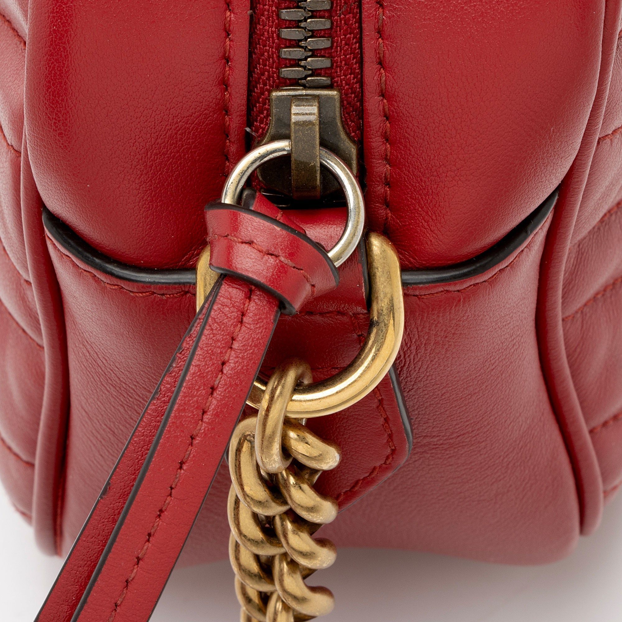 Gucci Matelasse Leather GG Marmont Small Camera Bag