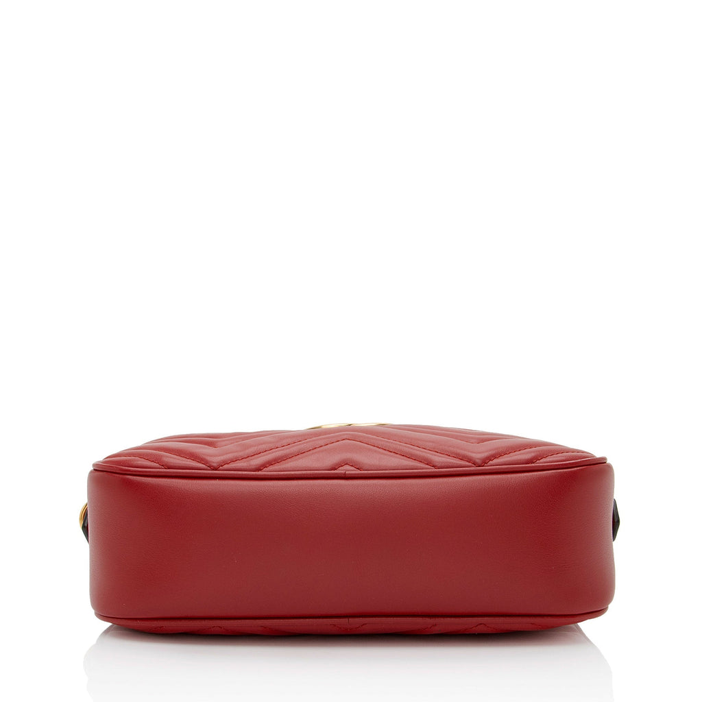 Gucci Matelasse Leather GG Marmont Small Camera Bag