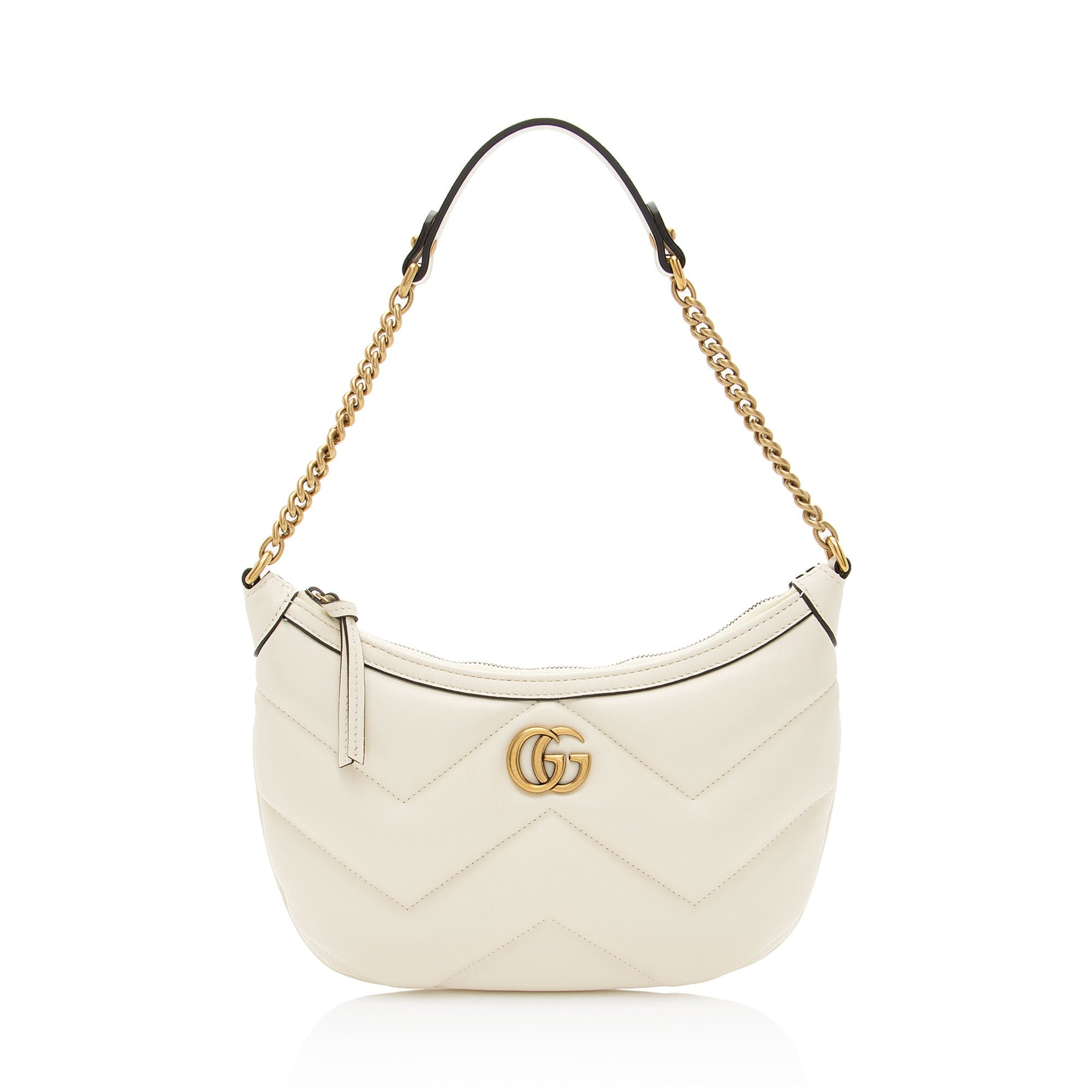 Gucci Matelasse Leather GG Marmont Small Shoulder Bag