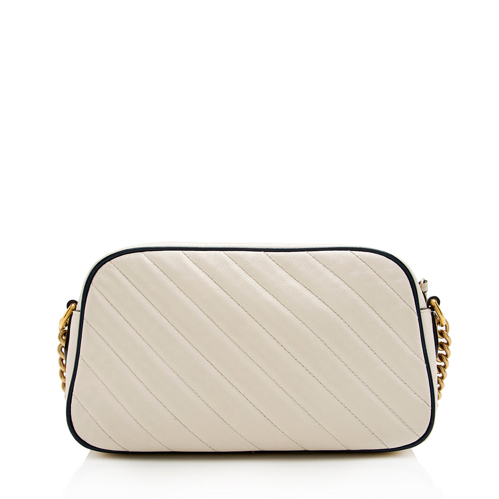 Gucci Matelasse Leather Gucci Marmont Small Torchon Shoulder Bag (SHF-18441)