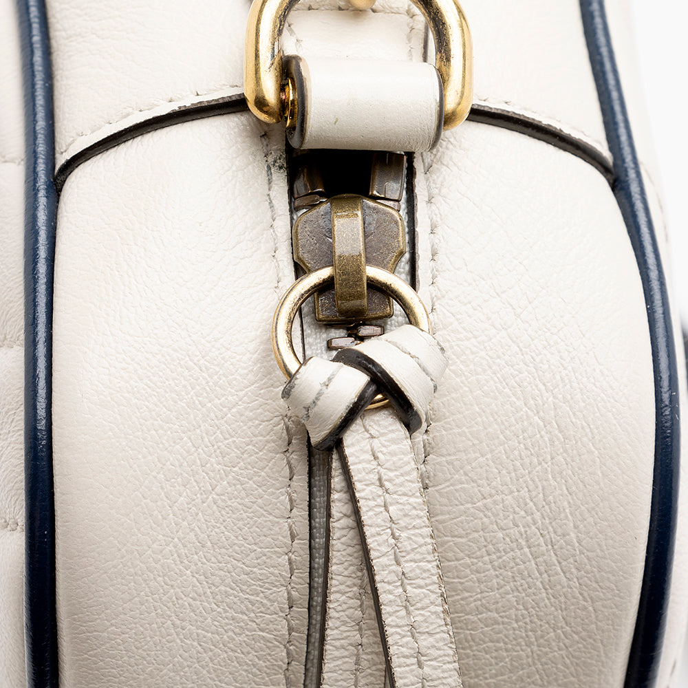 Gucci Matelasse Leather Gucci Marmont Small Torchon Shoulder Bag (SHF-18441)