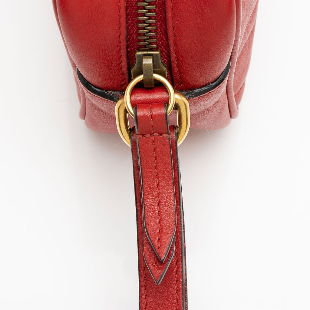 Gucci Matelasse Leather GG Marmont Small Wristlet