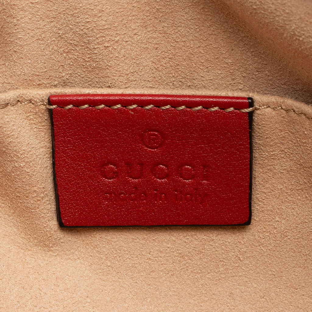 Gucci Matelasse Leather GG Marmont Small Wristlet