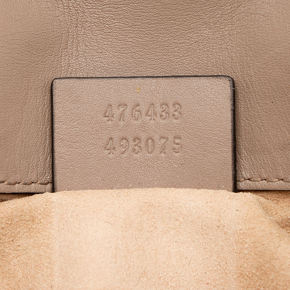 Gucci Matelasse Leather Gucci Marmont Super Mini Bag (SHF-18598)