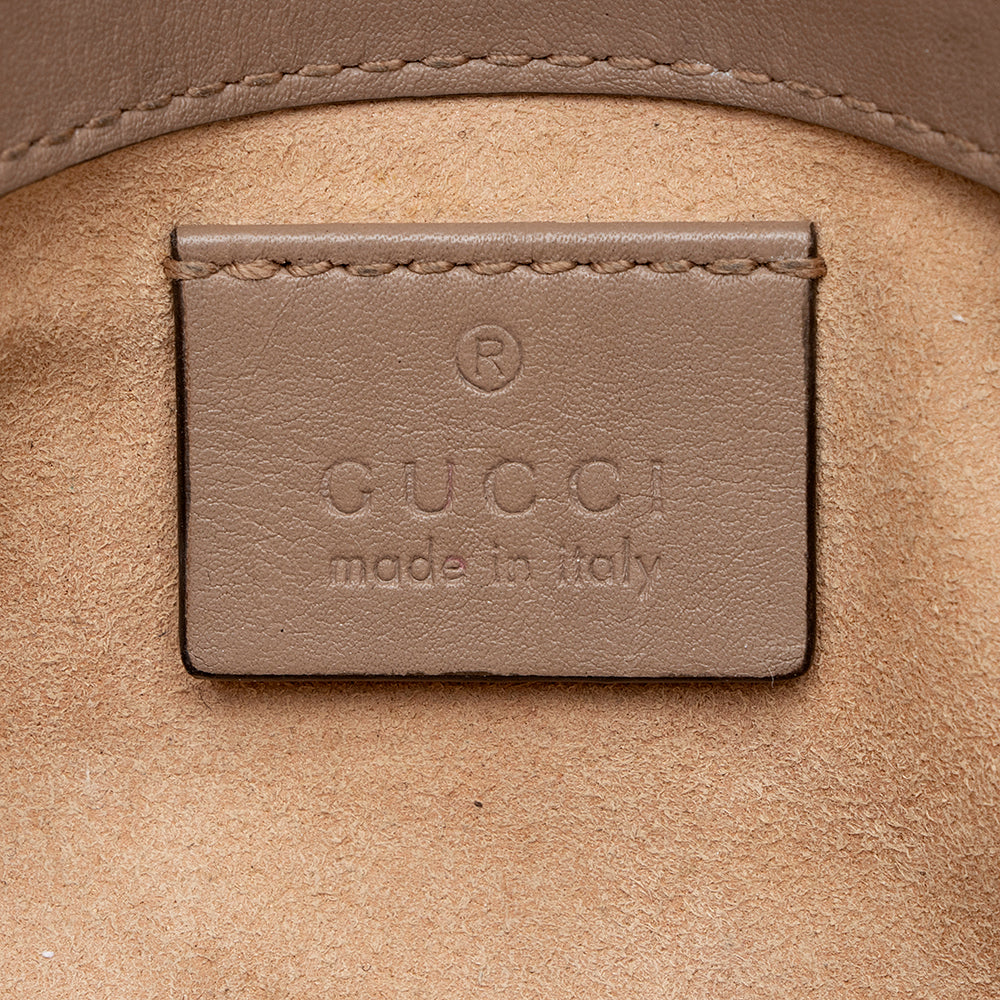Gucci Matelasse Leather Gucci Marmont Super Mini Bag (SHF-18598)