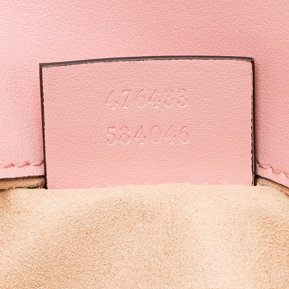 Gucci Matelasse Leather Gucci Marmont Super Mini Bag (SHF-19506)
