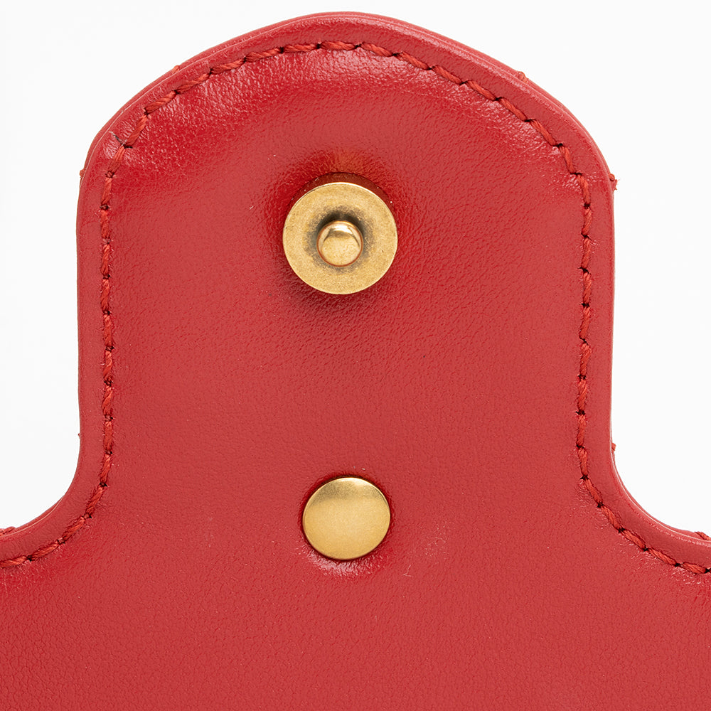 Gucci Matelasse Leather Gucci Marmont Super Mini Bag (SHF-20917)