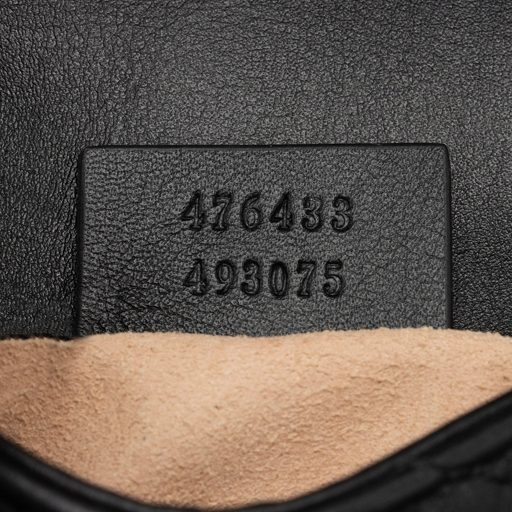 Gucci Matelasse Leather GG Marmont Super Mini Bag (SHF-23608)