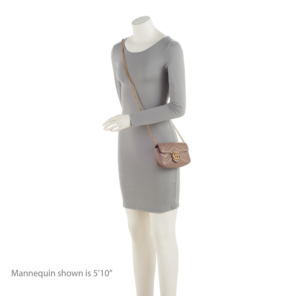 Gucci Matelasse Leather GG Marmont Super Mini Bag (SHF-5Cn5zY)
