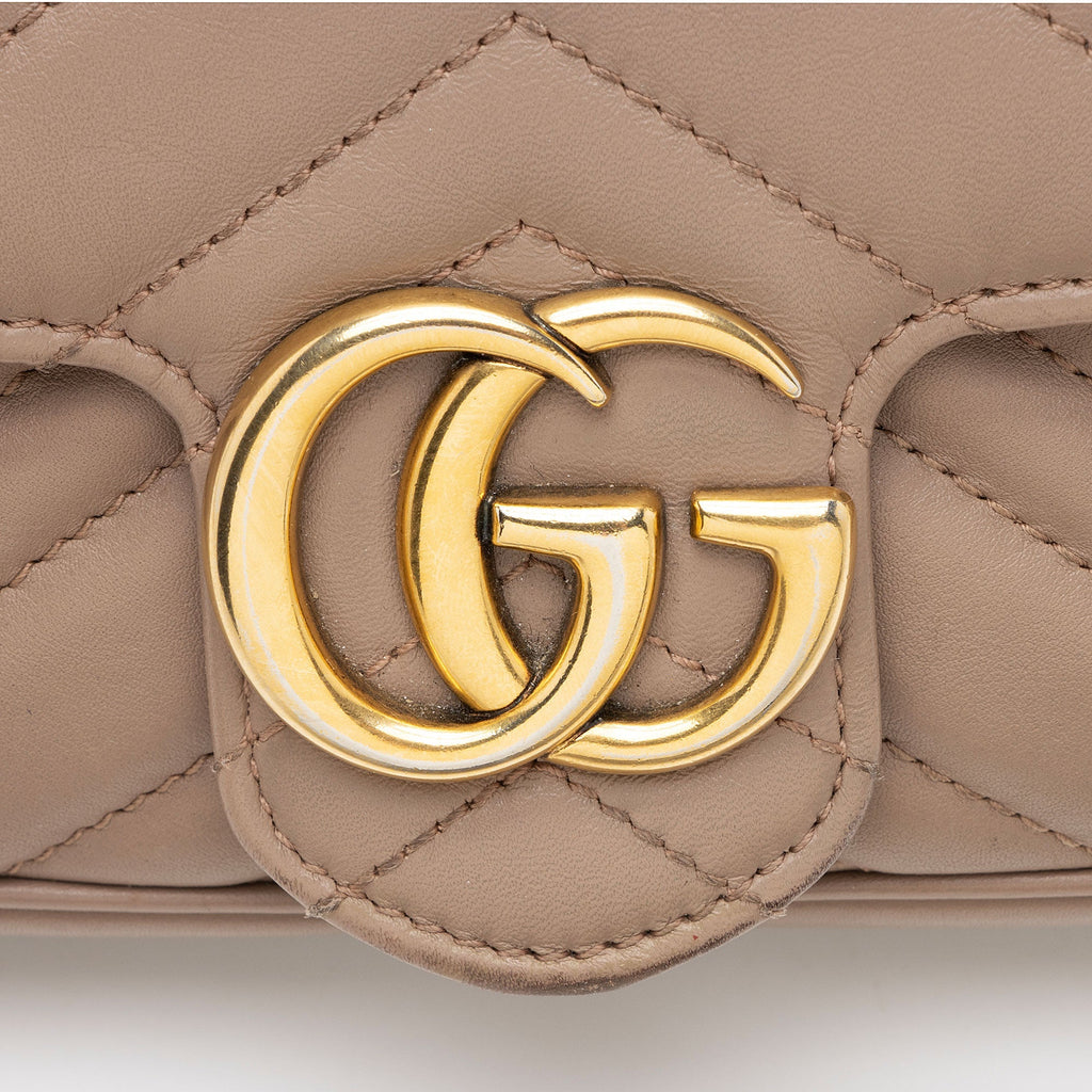 Gucci Matelasse Leather GG Marmont Mini Flap Bag - FINAL SALE