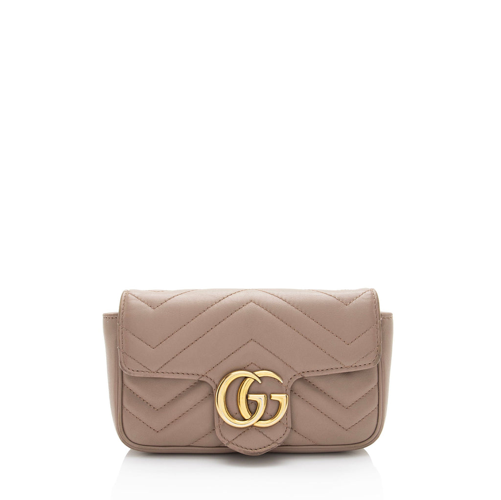 Gucci Matelasse Leather GG Marmont Mini Flap Bag - FINAL SALE