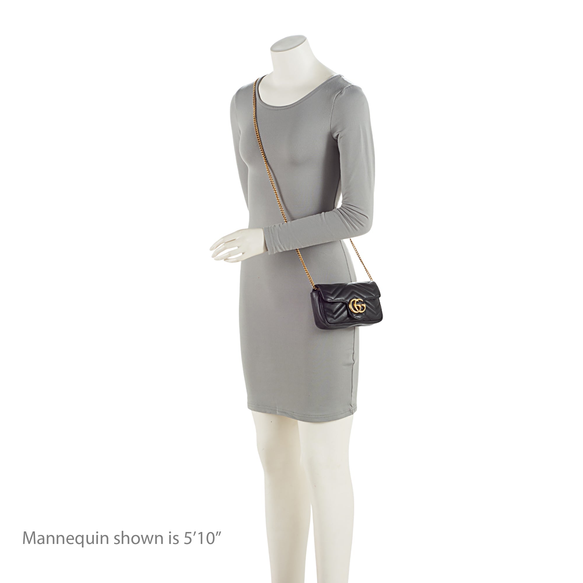 Gucci Matelasse Leather GG Marmont Super Mini Flap Bag (SHF-yBfrwz)