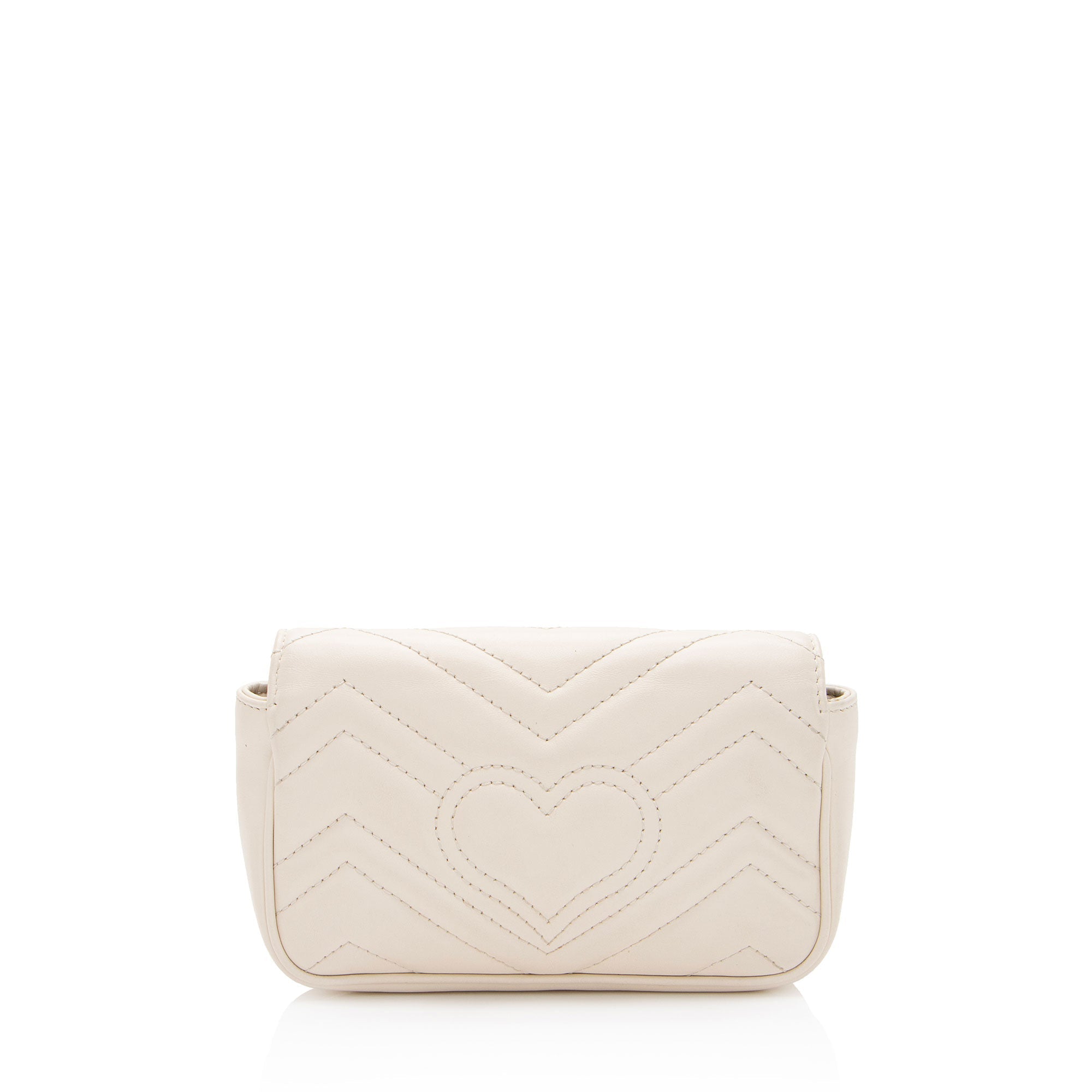 Gucci Matelasse Leather GG Marmont Super Mini Flap Bag