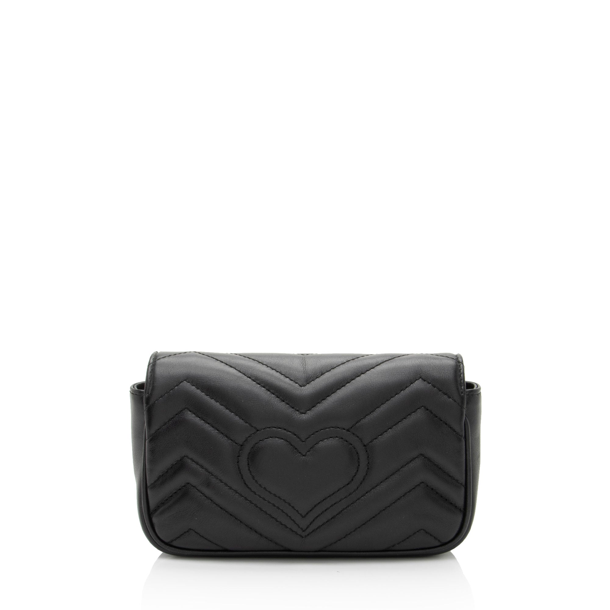 Gucci Matelasse Leather GG Marmont Mini Flap Bag