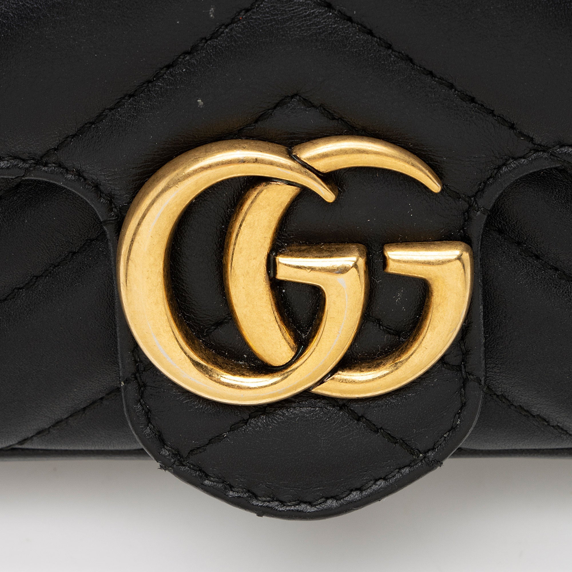 Gucci Matelasse Leather GG Marmont Mini Flap Bag