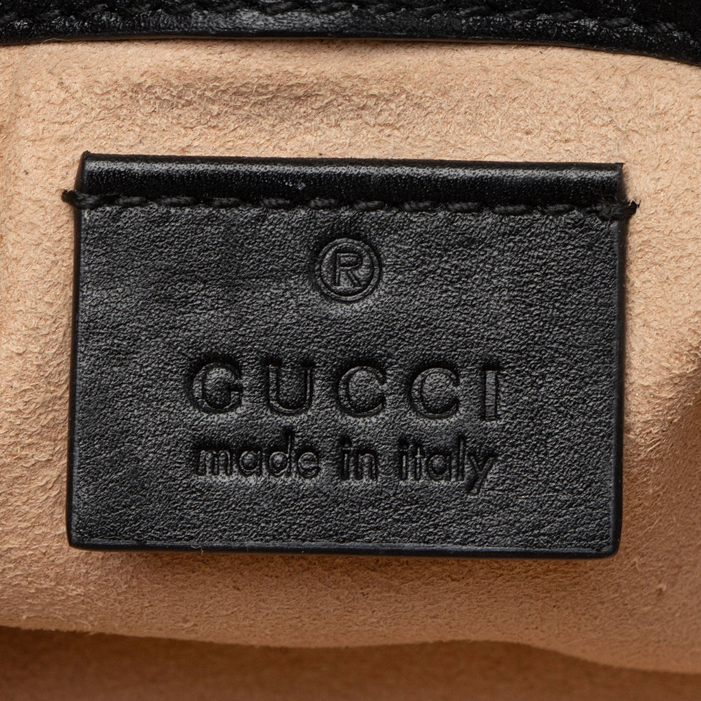 Gucci Matelasse Leather GG Marmont Mini Flap Bag