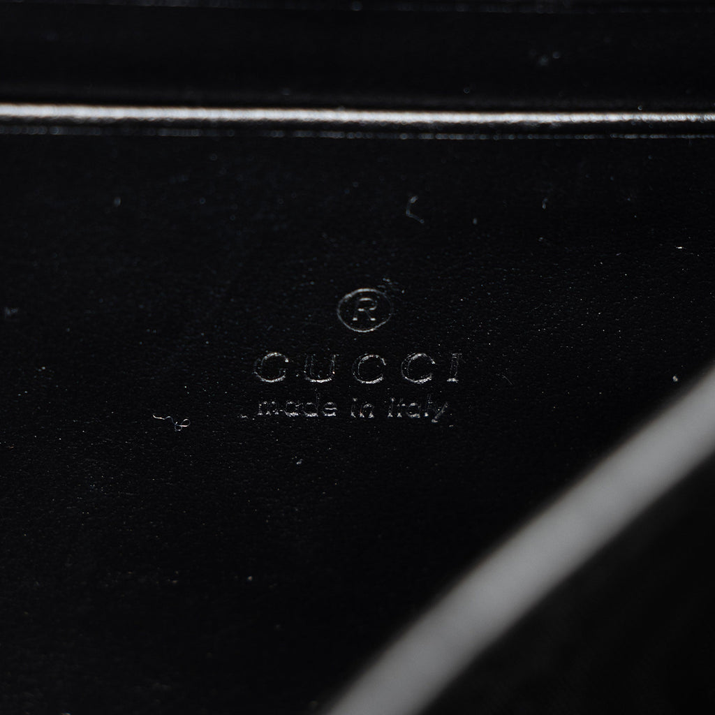 Gucci Matelasse Leather GG Marmont Wallet on Chain