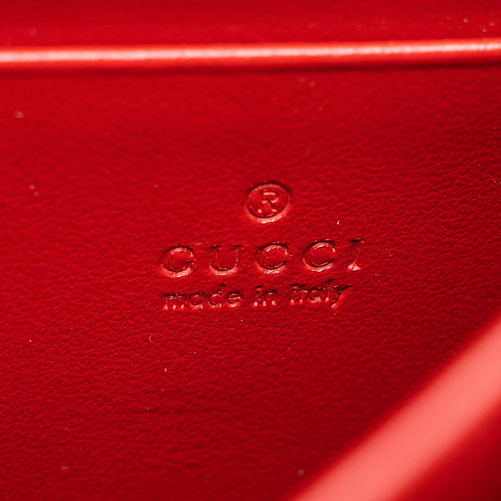 Gucci Matelasse Leather GG Marmont Wallet on Chain