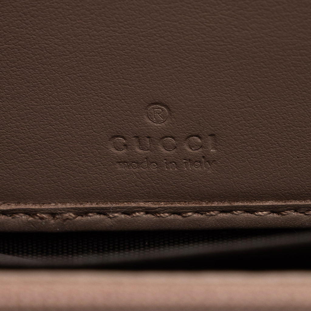 Gucci Matelasse Leather GG Marmont Zip Wallet (SHF-22654)
