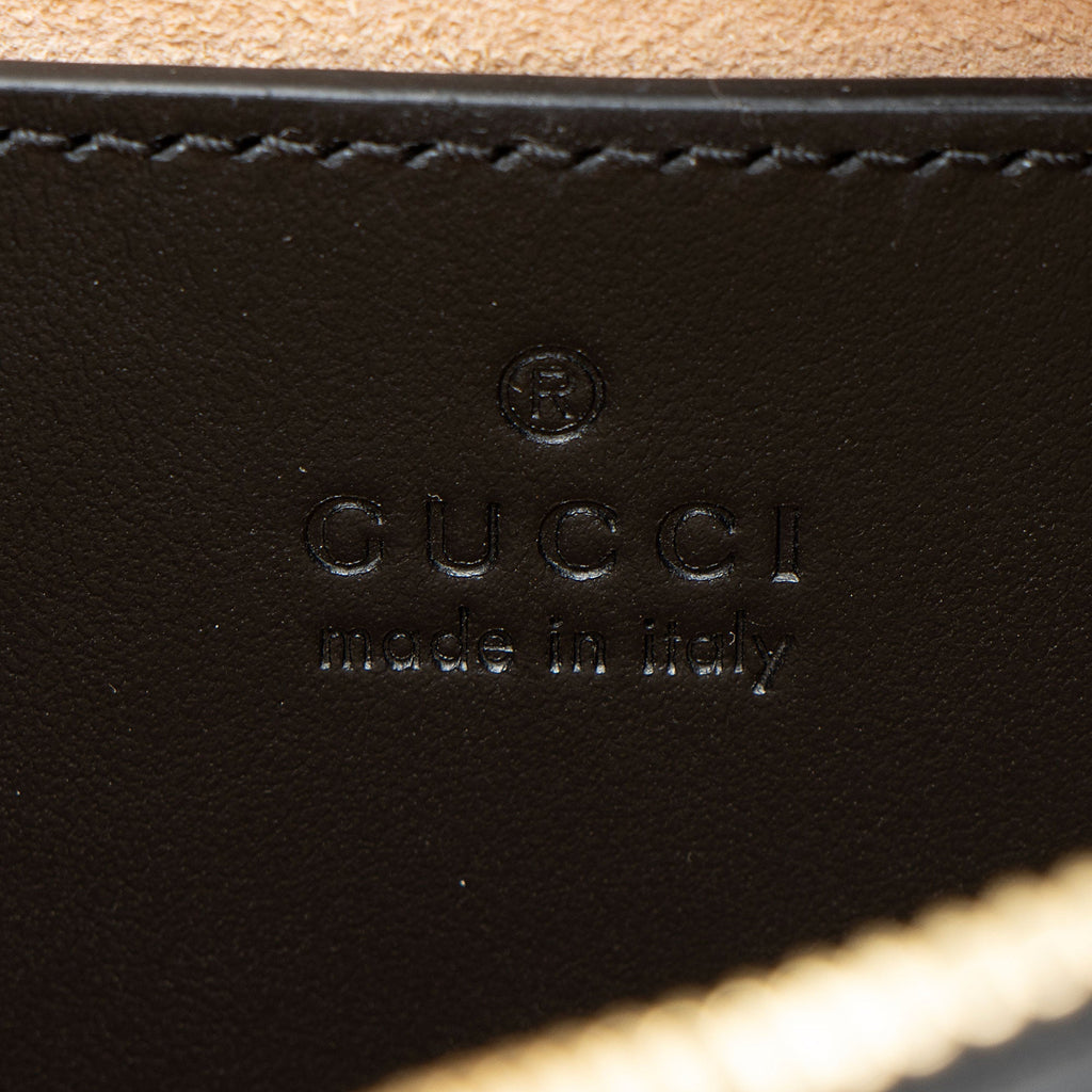 Gucci Matelasse Leather Interlocking G Heart Mini Shoulder Bag