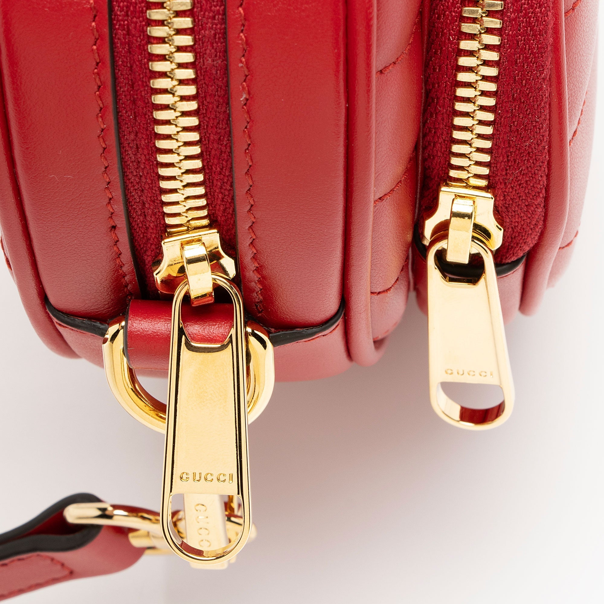 Gucci Matelasse Leather Interlocking G Heart Mini Shoulder Bag