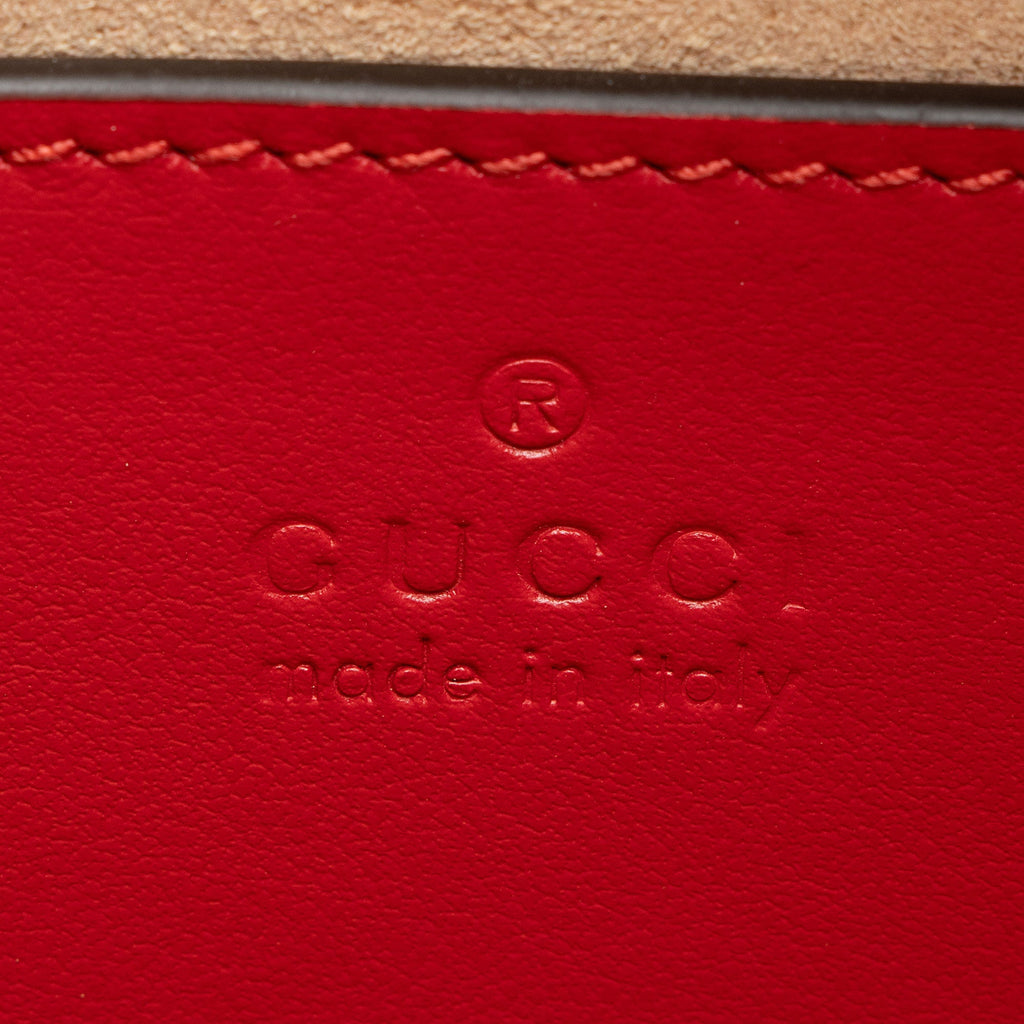 Gucci Matelasse Leather Interlocking G Heart Mini Shoulder Bag