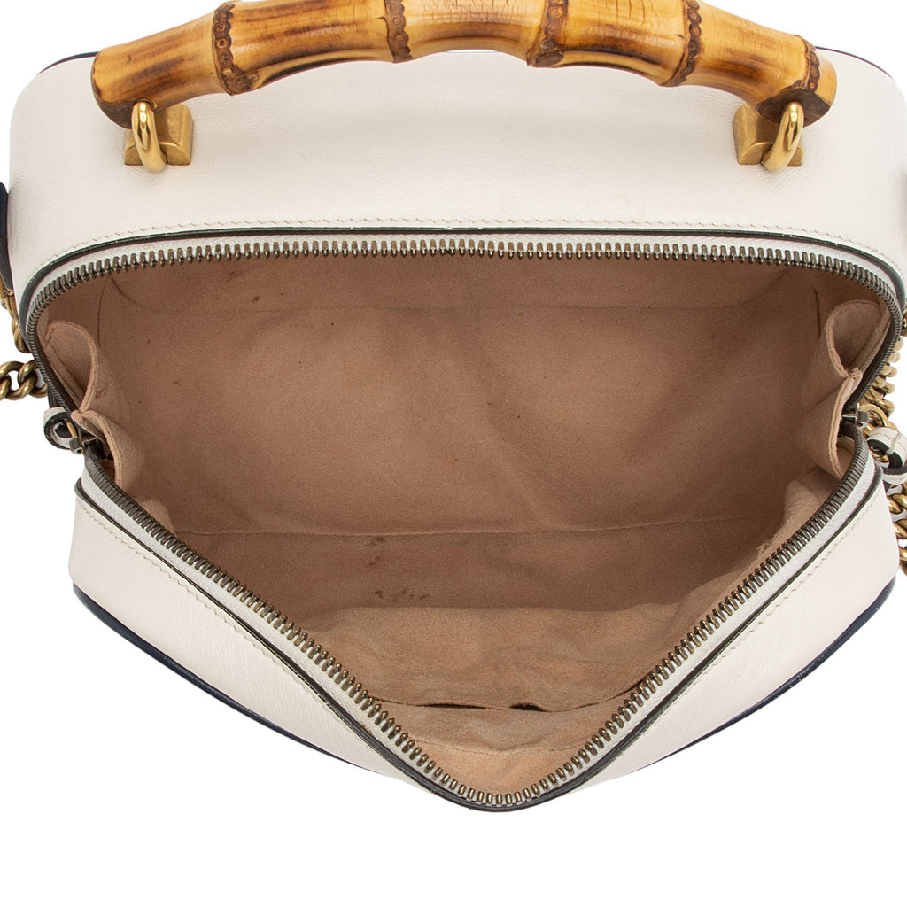 Gucci Matelasse Leather Torchon GG Marmont Bamboo Top Handle
