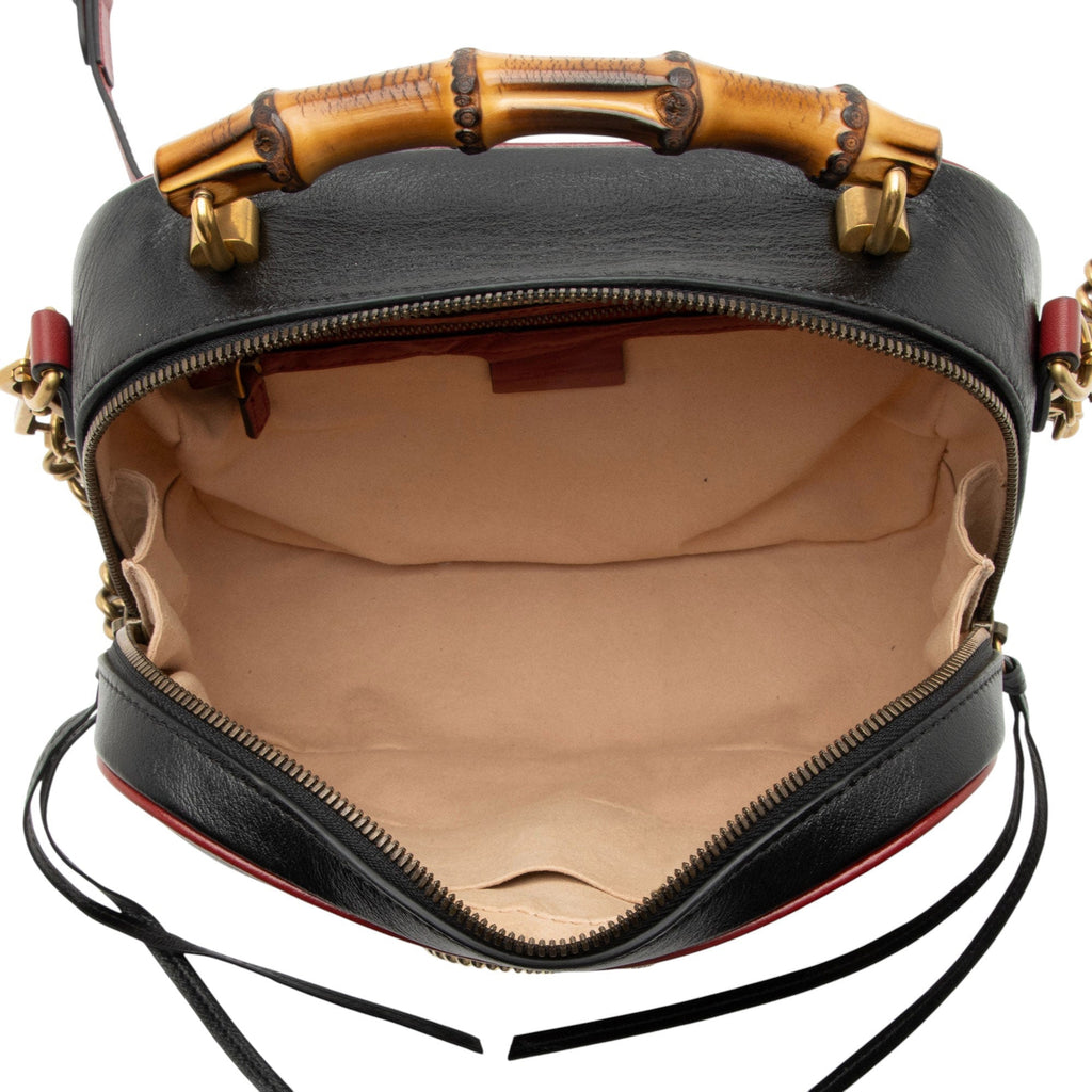 Gucci Matelasse Leather Torchon GG Marmont Bamboo Top Handle