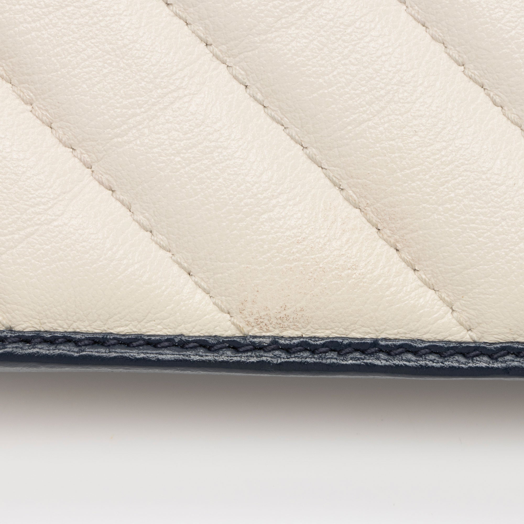 Gucci Matelasse Leather Torchon GG Marmont Card Case (SHF-q1dspc)