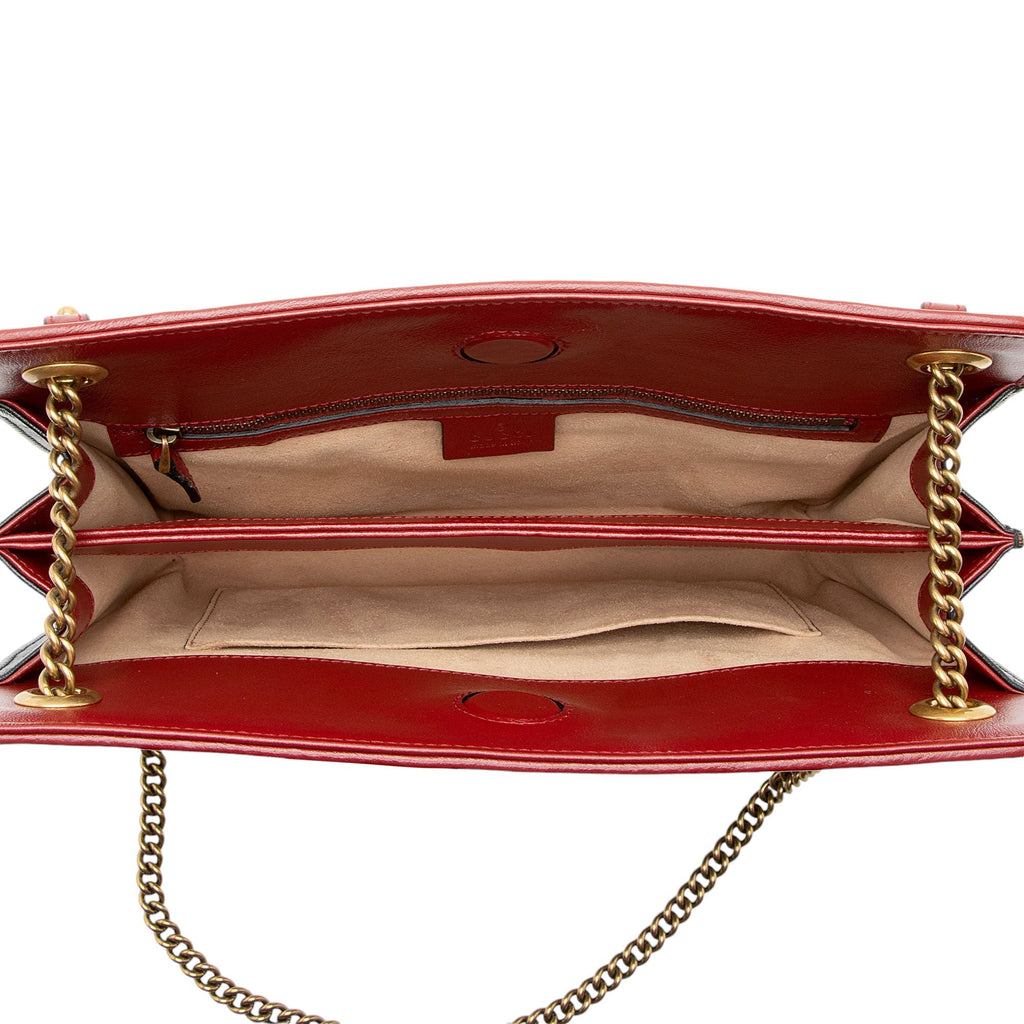Gucci Matelasse Leather Torchon GG Marmont Chain Tote