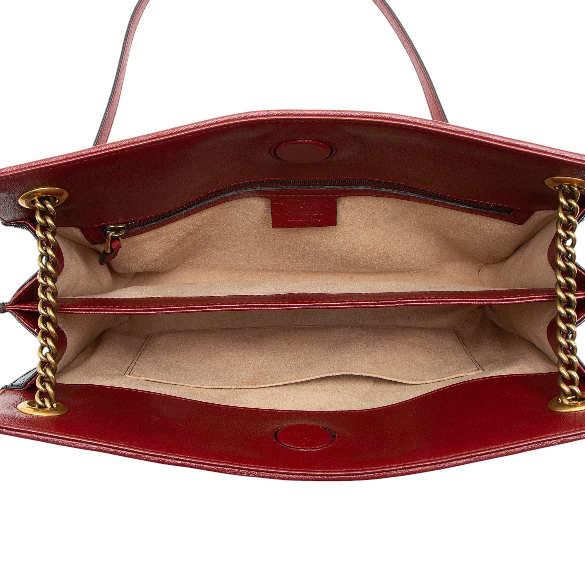 Gucci Matelasse Leather Torchon GG Marmont Chain Tote