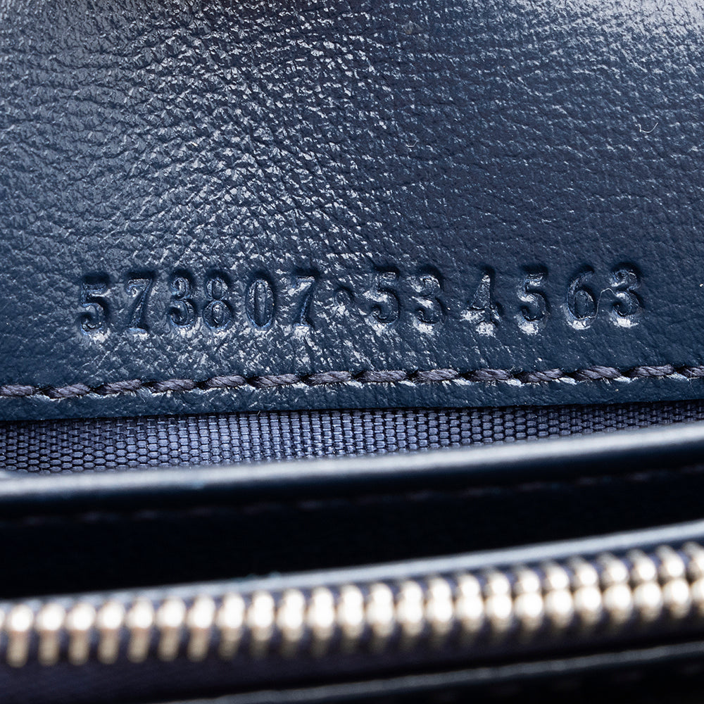 Gucci Matelasse Leather Torchon Gucci Marmont Mini Chain Bag (SHF-20671)