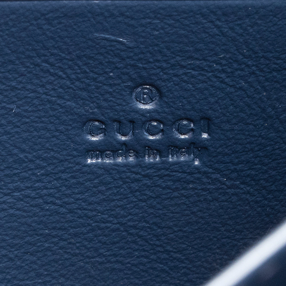 Gucci Matelasse Leather Torchon Gucci Marmont Mini Chain Bag (SHF-20671)
